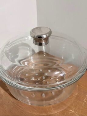 PRINCESS HOUSE Nouveau Clear Glass Steamer Strainer